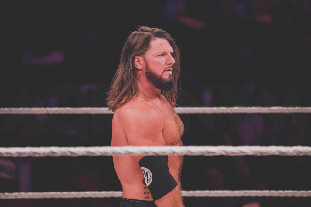 WWE AJ STYLES PORTRAIT_HOLIDAY TOUR 2023 DETROIT_AMI NICOLE ACRONYM