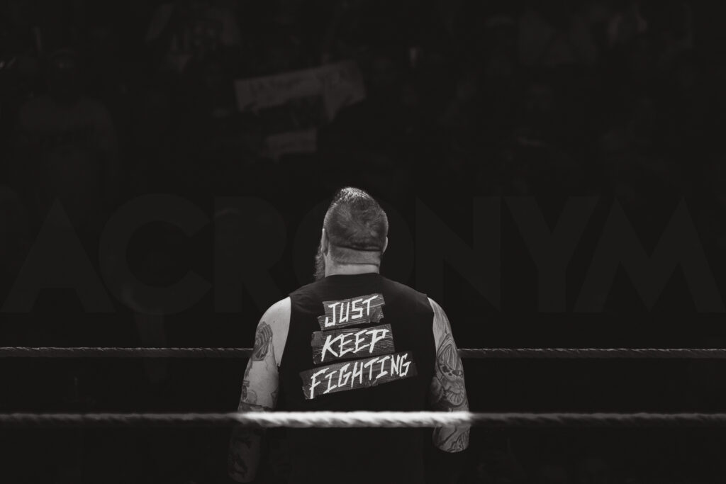 WWE KEVIN OWENS PORTRAIT_HOLIDAY TOUR 2023 DETROIT_AMI NICOLE ACRONYM