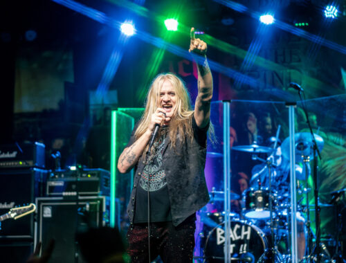Sebastian Bach at Saint Andrew's Hall. Photo: Ami Nicole ACRONYM